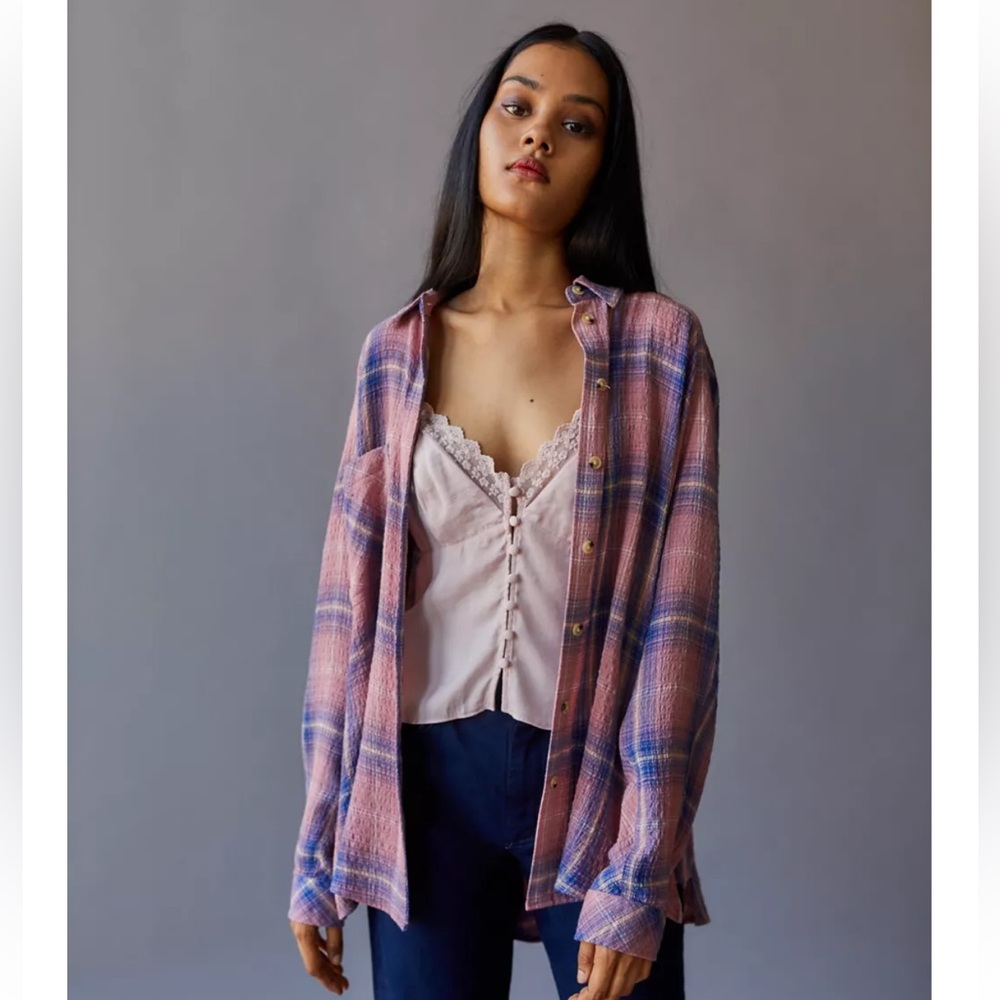 BDG Keanu Flannel Button-Down Shirt